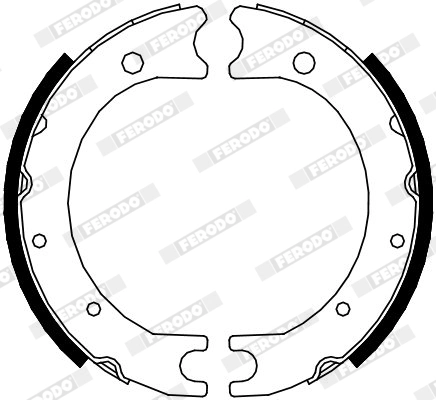 Brake Shoe Set, parking brake PREMIER FSB4119