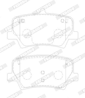 Brake Pad Set, disc brake PREMIER ECO FRICTION FDB5157
