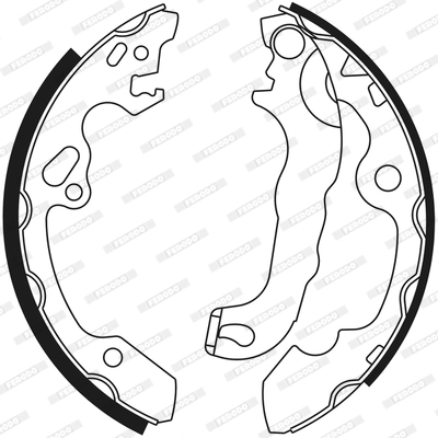Brake Shoe Set PREMIER FSB565