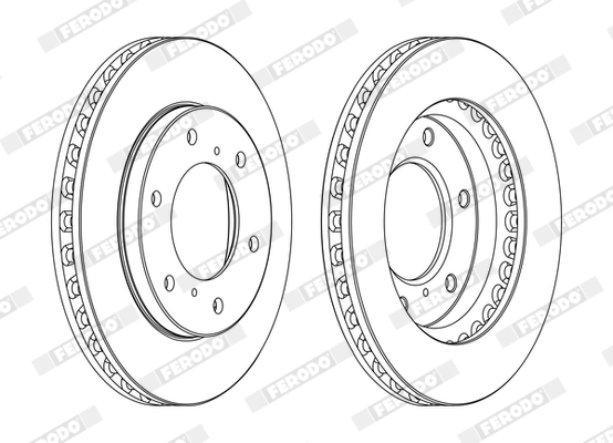 Brake Disc PREMIER Coat+ disc DDF1818C