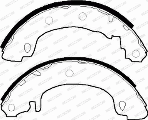 Brake Shoe Set PREMIER FSB544