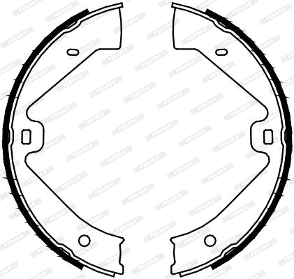 Brake Shoe Set, parking brake PREMIER FSB4129