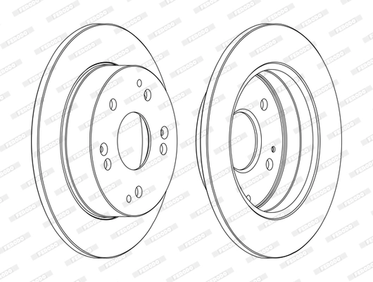 Brake Disc PREMIER Coat+ disc DDF1861C