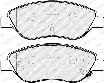 Brake Pad Set, disc brake PREMIER ECO FRICTION FDB5138