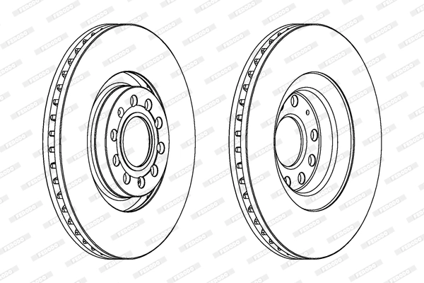 Brake Disc PREMIER Coat+ disc DDF1705C-1