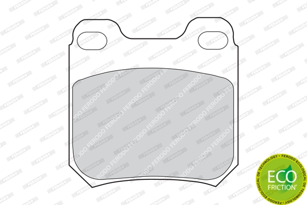 Brake Pad Set, disc brake PREMIER ECO FRICTION FDB525
