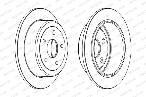Brake Disc PREMIER DDF1958C