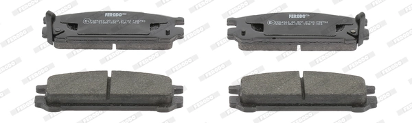 Brake Pad Set, disc brake PREMIER ECO FRICTION FDB790