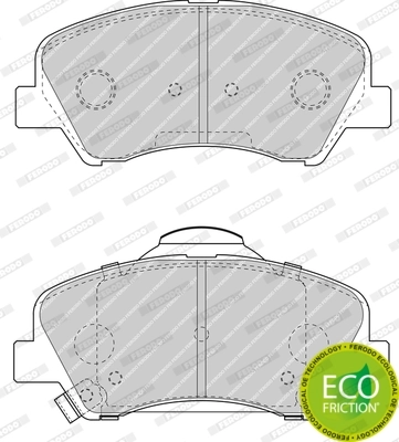 Brake Pad Set, disc brake PREMIER ECO FRICTION FDB4623