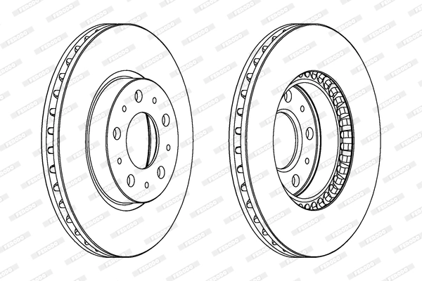 Brake Disc PREMIER Coat+ disc DDF605C