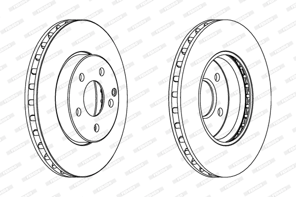 Brake Disc PREMIER DDF1252C
