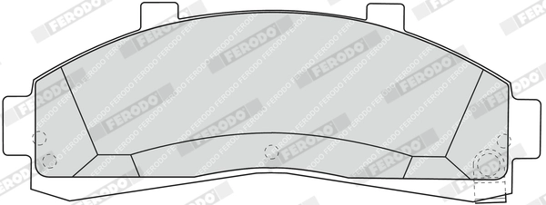 Brake Pad Set, disc brake PREMIER FDB1129