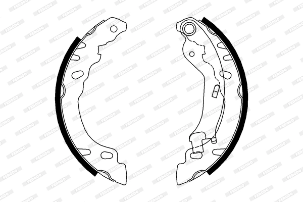 Brake Shoe Set PREMIER FSB688