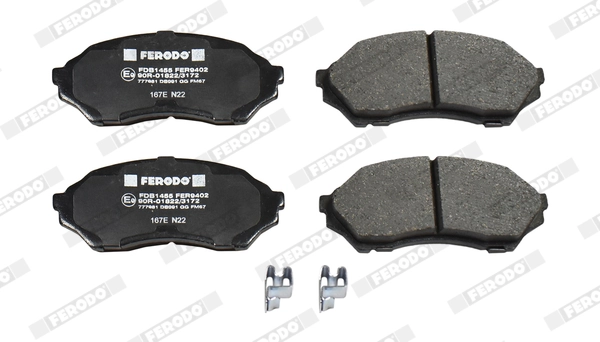 Brake Pad Set, disc brake PREMIER ECO FRICTION FDB1455