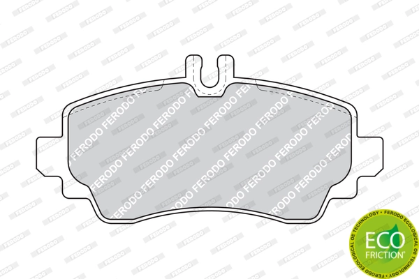Brake Pad Set, disc brake PREMIER ECO FRICTION FDB1357