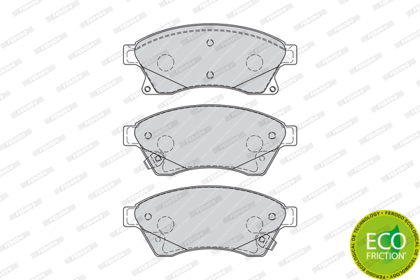 Brake Pad Set, disc brake PREMIER ECO FRICTION FDB4262