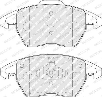 Brake Pad Set, disc brake PREMIER ECO FRICTION FDB5110