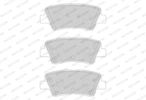 Brake Pad Set, disc brake PREMIER FDB4833