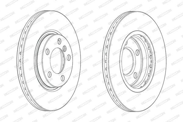 Brake Disc PREMIER DDF2125C