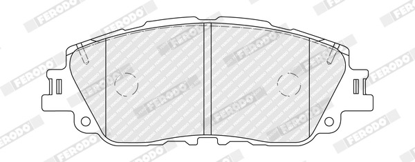Brake Pad Set, disc brake PREMIER ECO FRICTION FDB5348