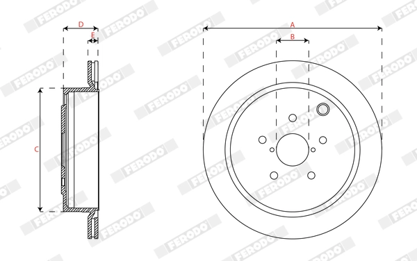 FERODO DDF2167 Brake Disc