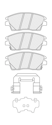 Brake Pad Set, disc brake PREMIER ECO FRICTION FDB5274