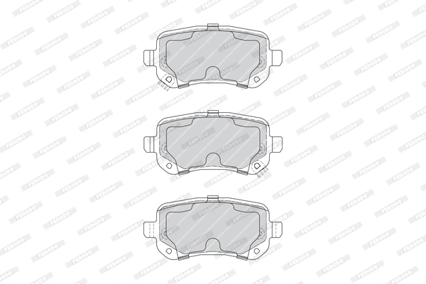 Brake Pad Set, disc brake PREMIER FDB4196