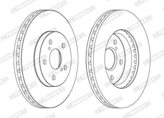 Brake Disc PREMIER DDF1446C