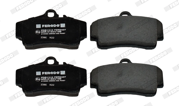 Set bantalan rem, rem cakram PREMIER FDB1308