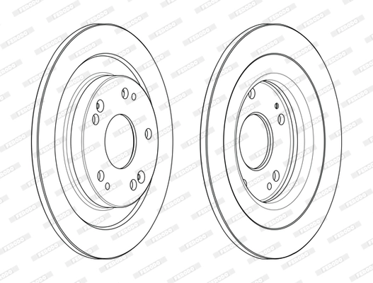 Brake Disc PREMIER DDF2474C