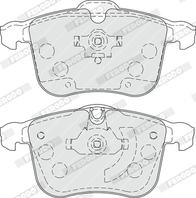 Brake Pad Set, disc brake PREMIER ECO FRICTION FDB1833