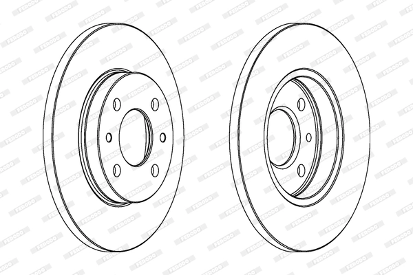 Brake Disc PREMIER DDF125