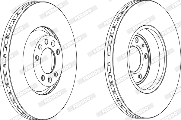 Brake Disc PREMIER DDF1274C-1