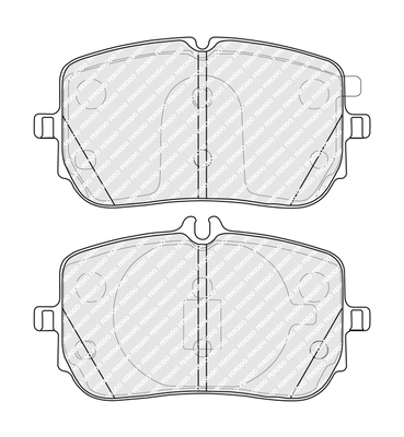 FERODO FDB5288 Brake Pad Set, disc brake