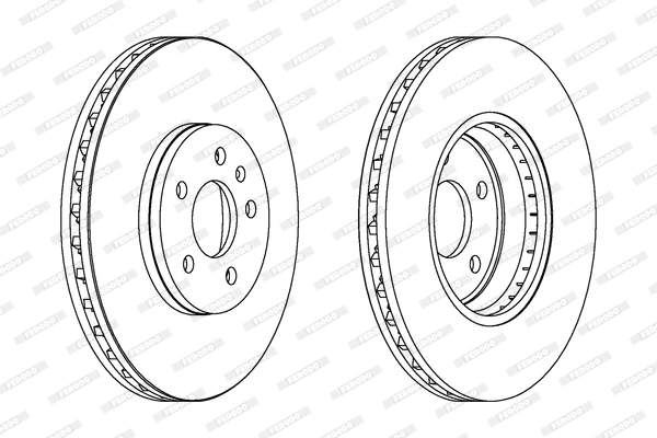 Brake Disc PREMIER DDF1664C