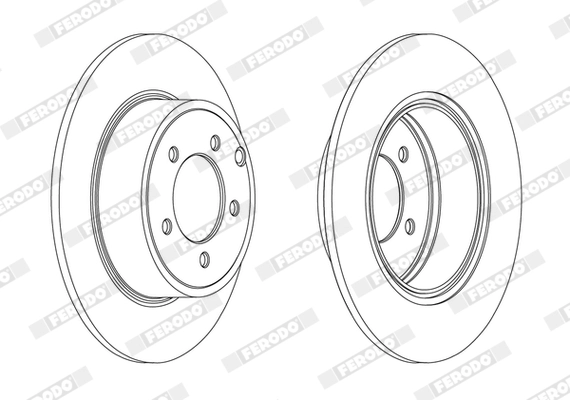 Brake Disc PREMIER DDF1763C