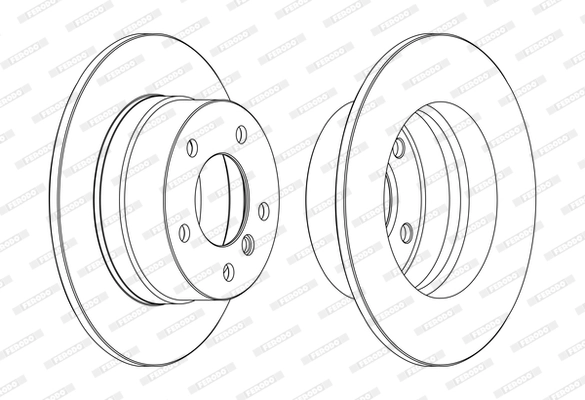Brake Disc PREMIER Coat+ disc DDF1361C