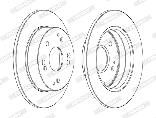Brake Disc PREMIER Coat+ disc DDF1861C