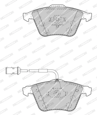 Brake Pad Set, disc brake PREMIER FDB4427