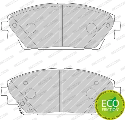 Brake Pad Set, disc brake PREMIER ECO FRICTION FDB4446