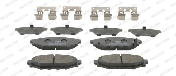 Brake Pad Set, disc brake PREMIER ECO FRICTION FDB1947