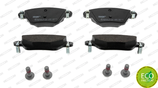 Brake Pad Set, disc brake PREMIER ECO FRICTION FDB1416