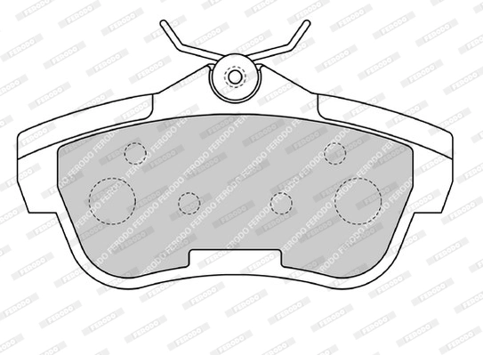 Brake Pad Set, disc brake PREMIER ECO FRICTION FVR1772