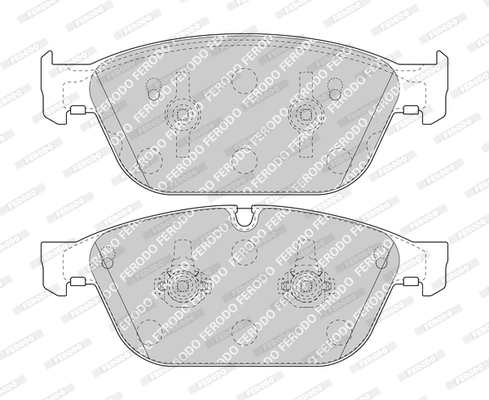 Brake Pad Set, disc brake FUSE+ Technology FDB4969