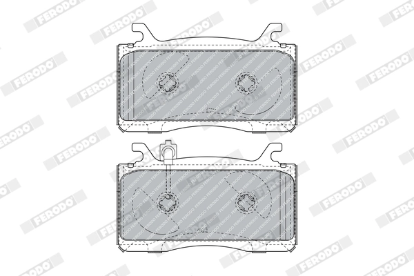 Brake Pad Set, disc brake PREMIER FDB4932
