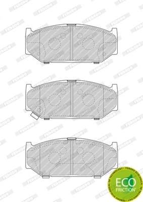 FERODO FDB4705 Brake Pad Set, disc brake
