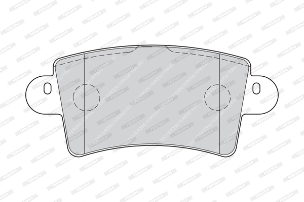 Brake Pad Set, disc brake PREMIER ECO FRICTION FVR1453