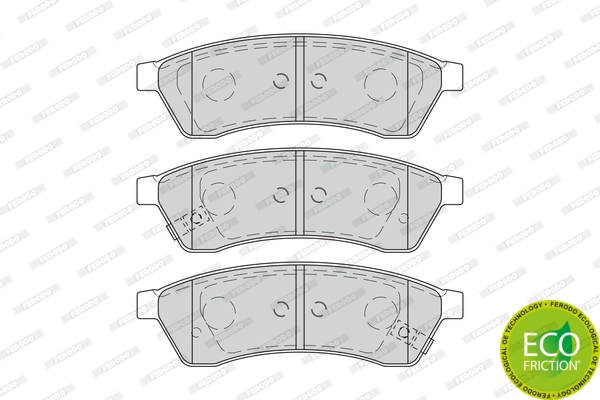 Brake Pad Set, disc brake PREMIER ECO FRICTION FDB4305