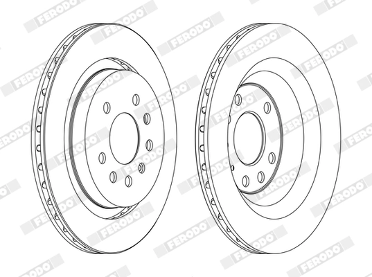 Brake Disc PREMIER DDF1289C