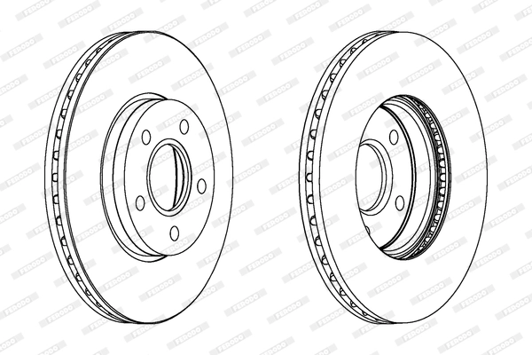 Brake Disc PREMIER Coat+ disc DDF1222C